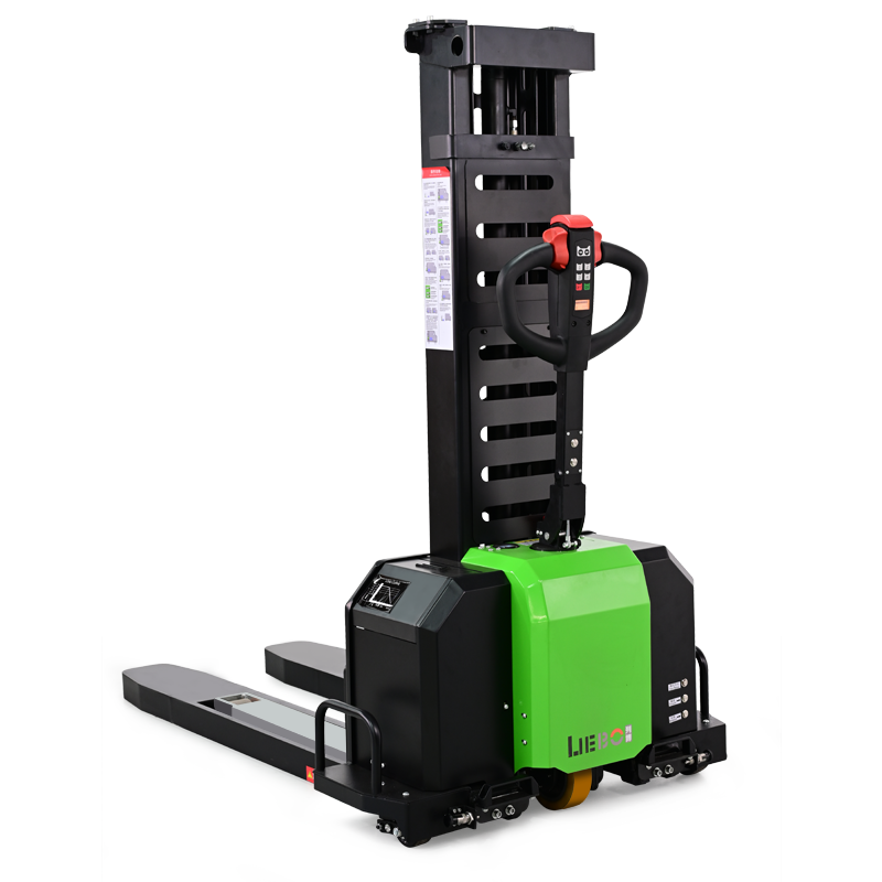 Self-loading Forklift Electric Stacker
