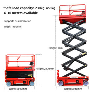 Machinery Workshops Electric Scissor Lifts 10M