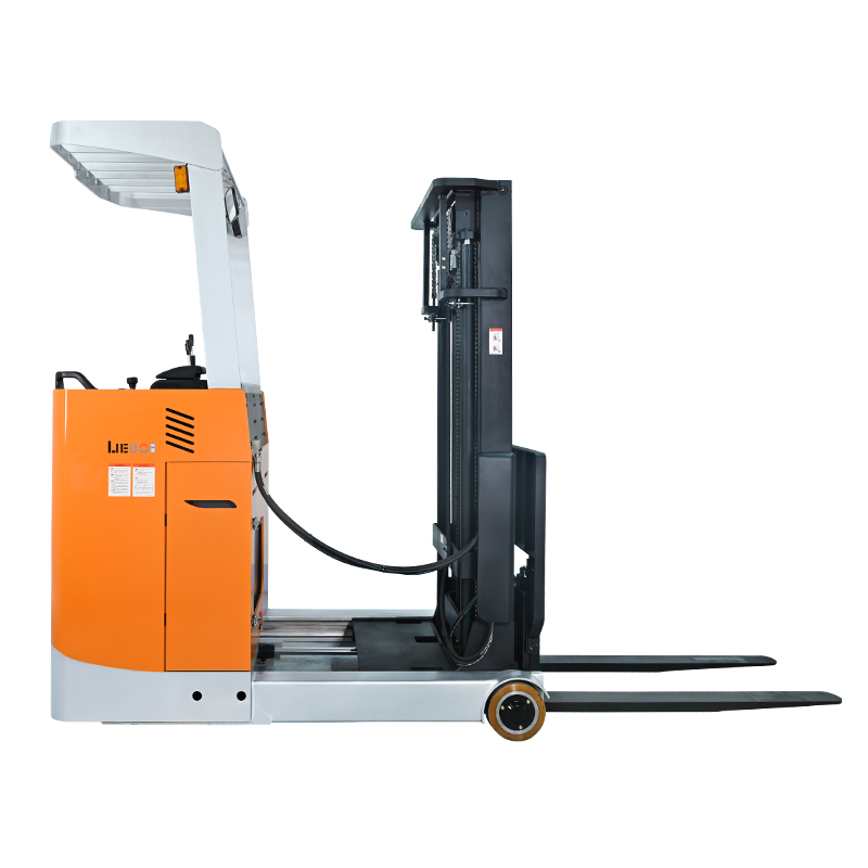 1.5 Ton Reach Truck Stand up Electric Forklift - Image 2